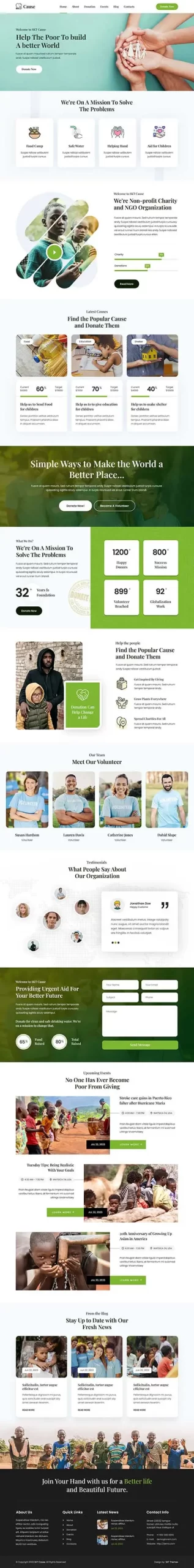 Fundraising WordPress Theme