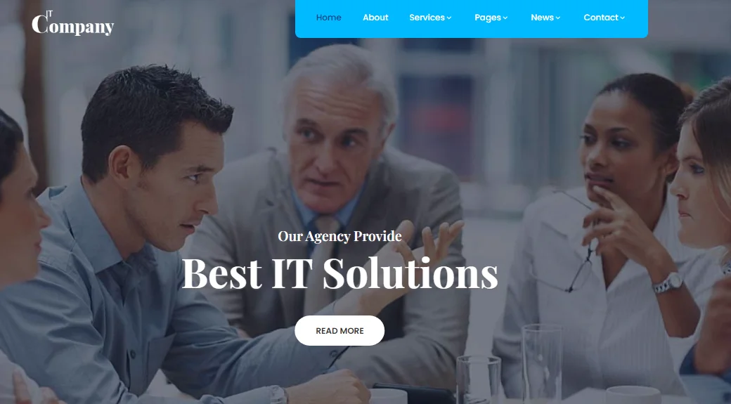 GB IT Company - Open Source WordPress Theme