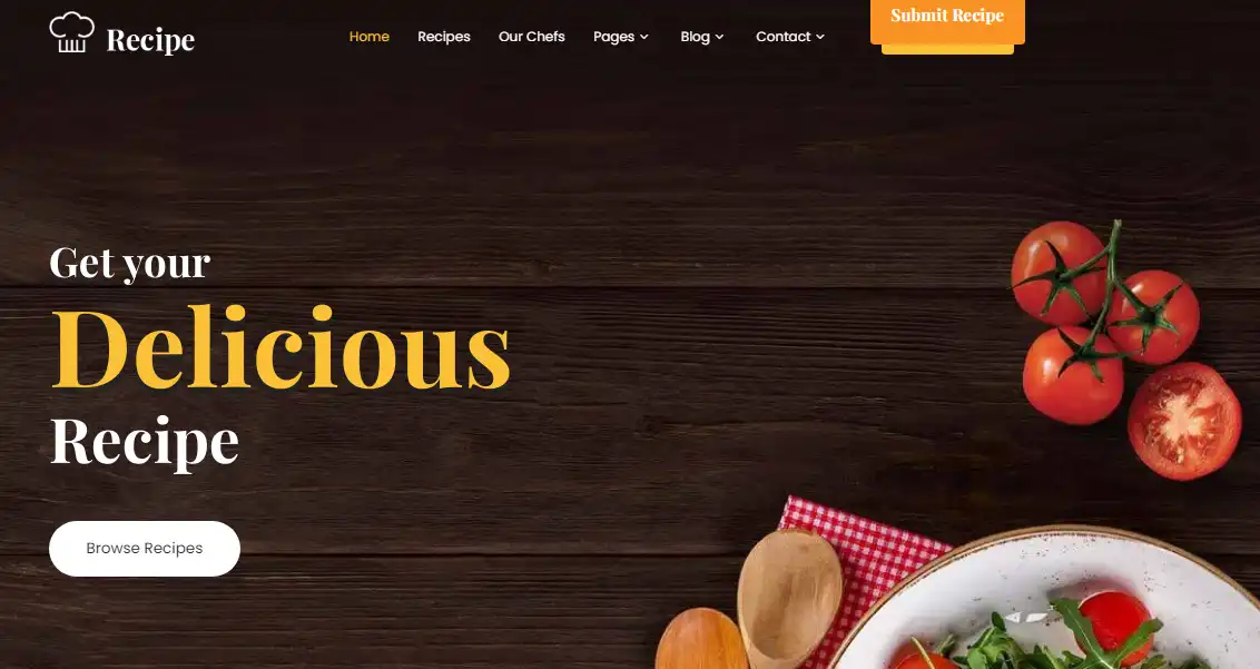 Recipe - Open Source WordPress Theme