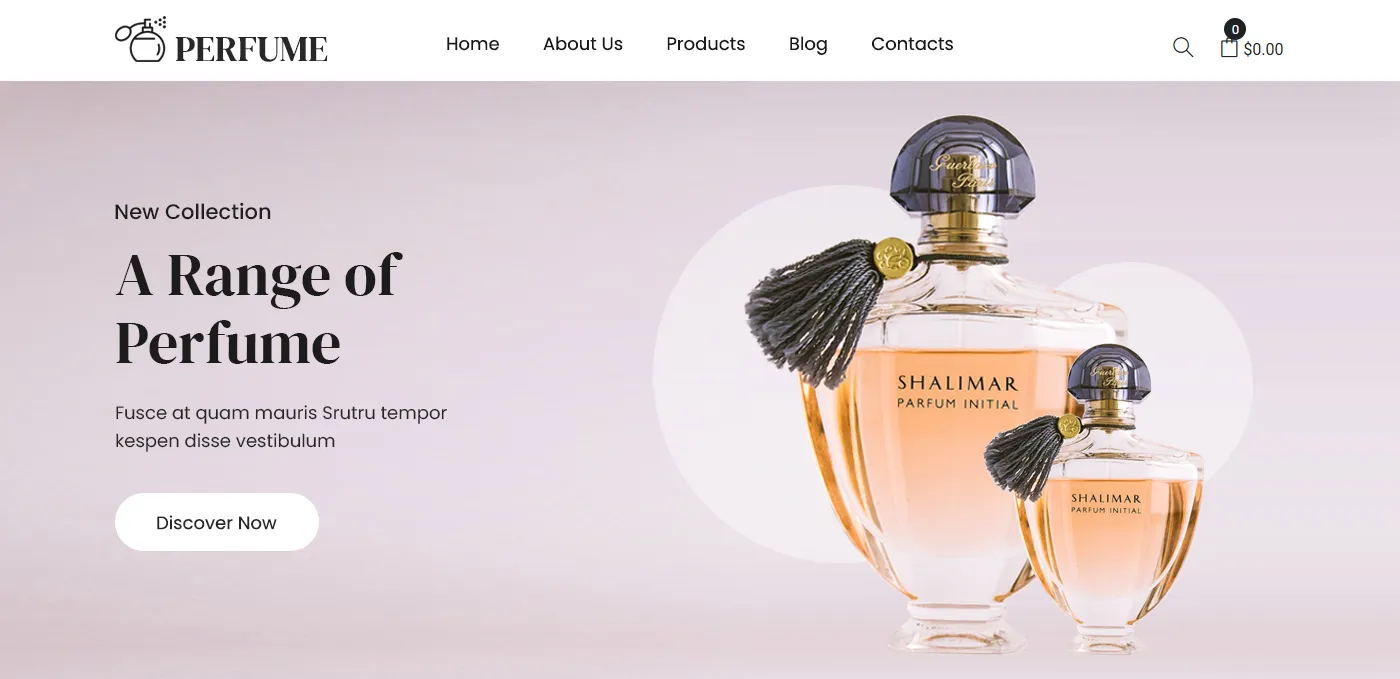 Perfume and Makeup WordPress Theme