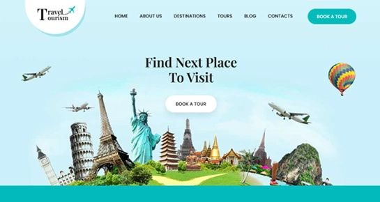 Tourism WordPress Theme