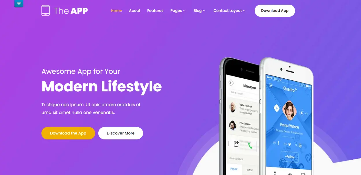 The App Pro WordPress Theme