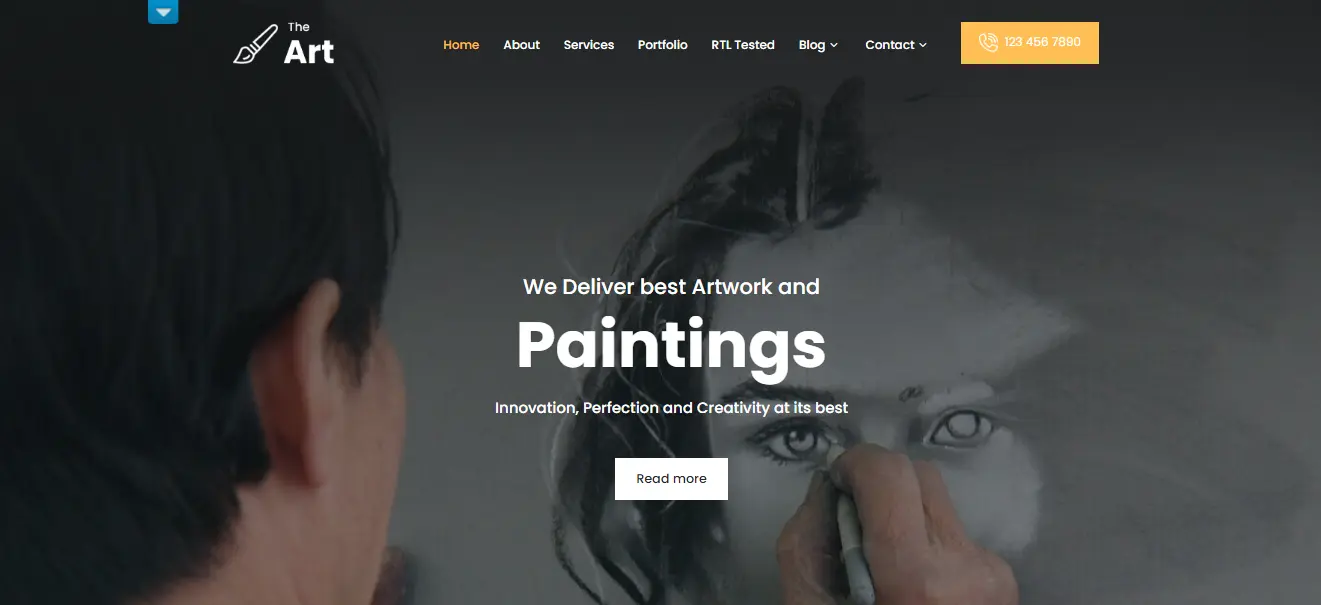 The Art WordPress Theme