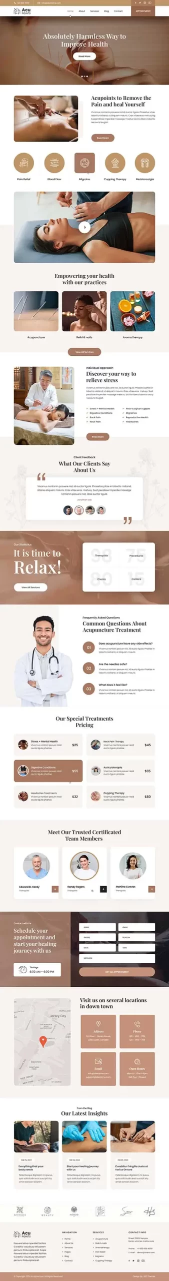 Acupuncture WordPress Theme