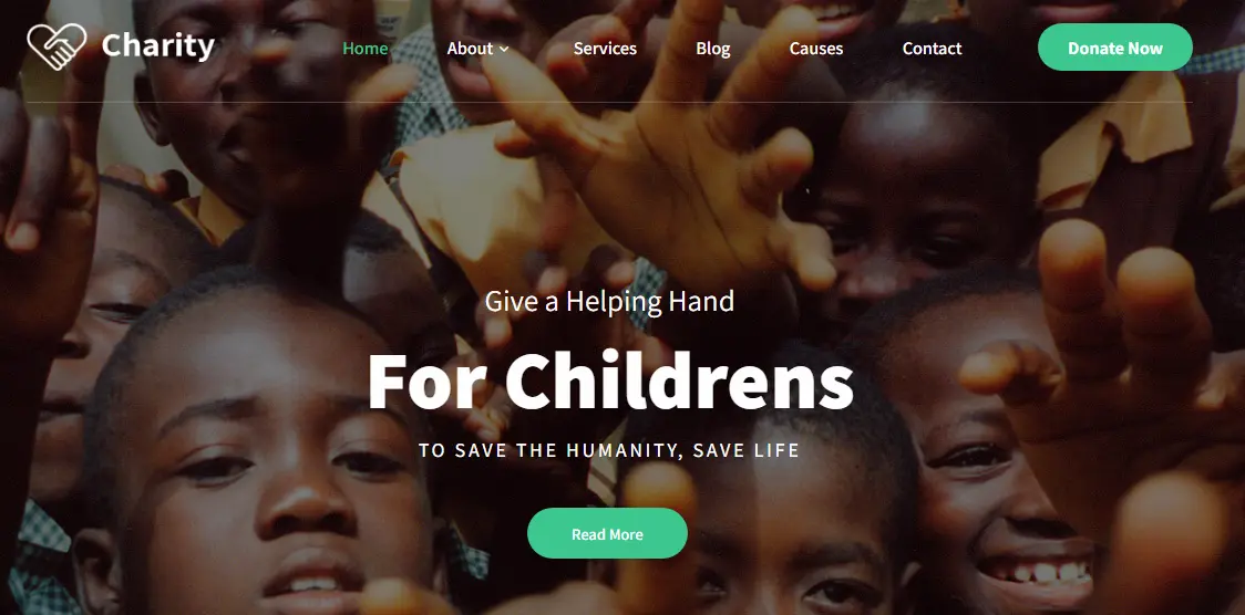 GB Charity WordPress Theme