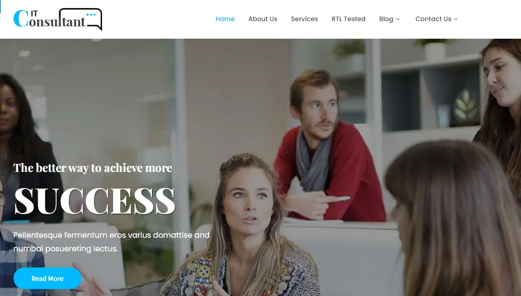 IT Consultant Pro - IT Company WordPress Theme