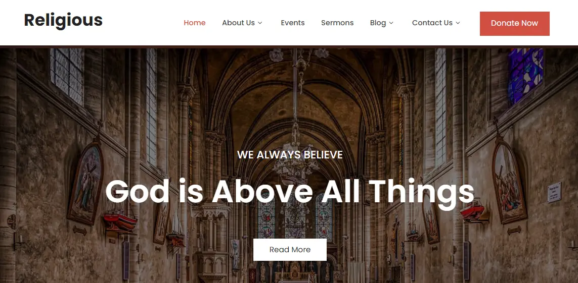 Religious Charity WordPress Themes