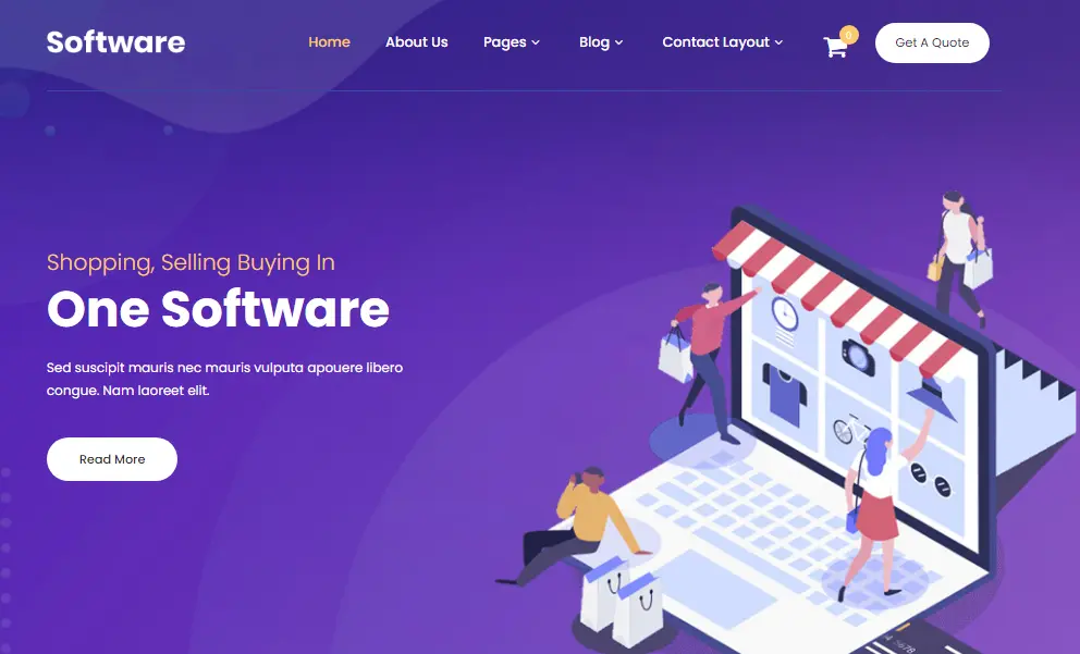 SKT Software Pro - IT Company WordPress Theme