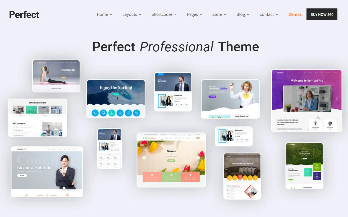 Perfect - Customizable WordPress Theme