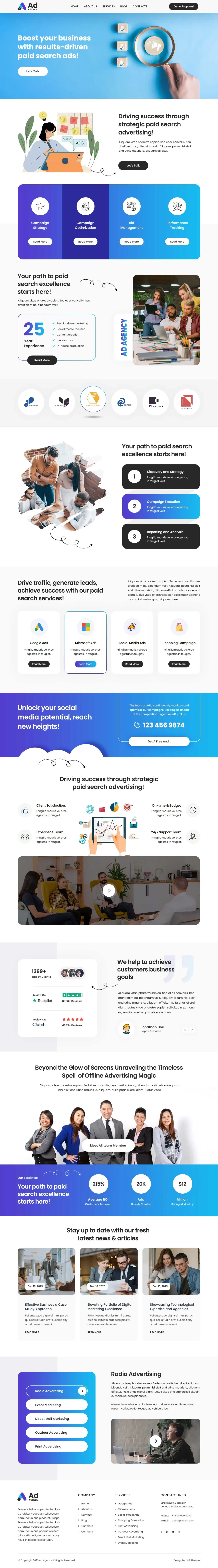 Digital AD Agency Services WordPress Theme