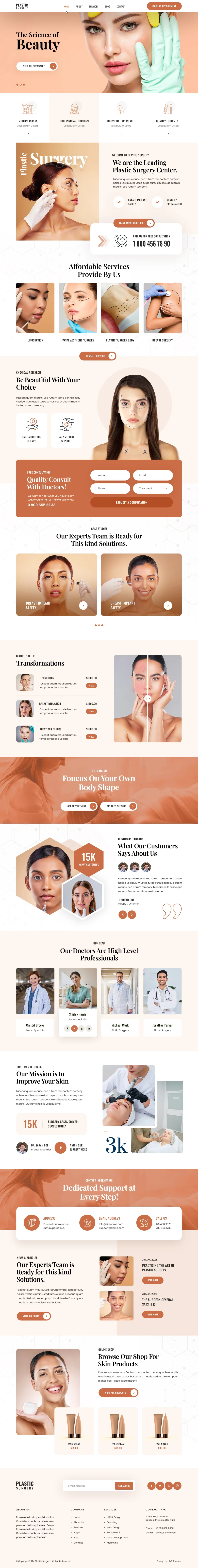 Plastic Surgery Clinic WordPress Theme